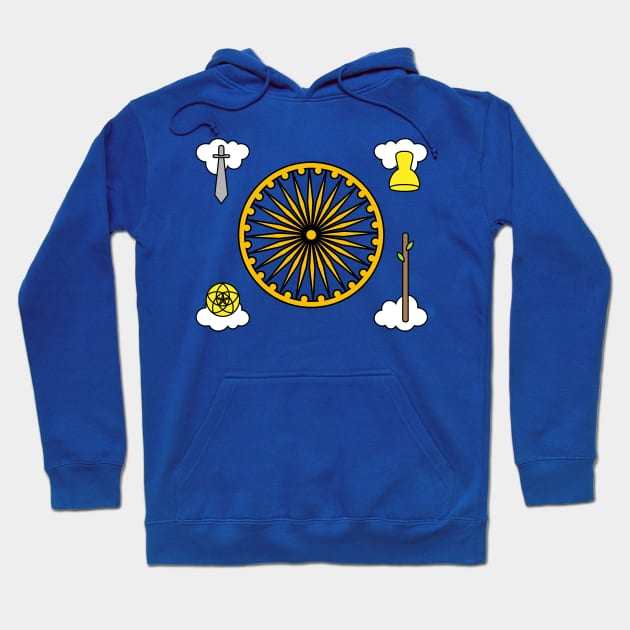 The Wheel Of Fortune Hoodie by Arlain